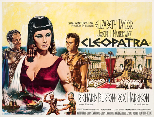 Cleopatra (1963)_3 Movie Film Poster Canvas iconic design