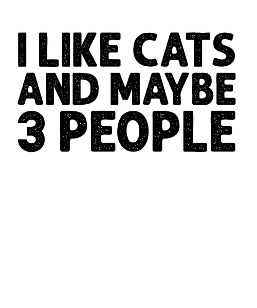 35. I Like Cats And Maybe 3 People (2) Poster Canvas Movie Film Print A0 A1 A2 A