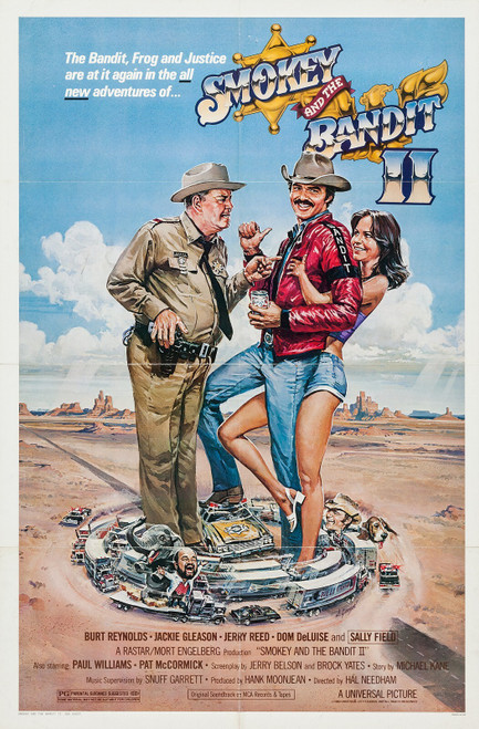 Smokey and the Bandit II (1980)_1 Poster Canvas Movie Film Print A0 A1 A2 A3 A4