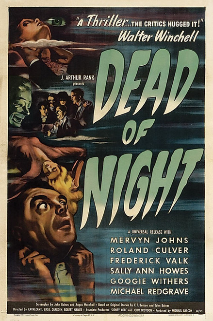 Dead of Night (1946)_0 Movie Film Poster Canvas iconic design