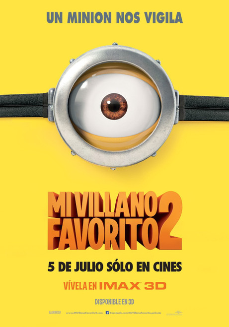 Despicable Me 2 (2013)_14 Movie Film Poster Canvas iconic design