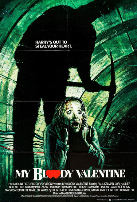 My Bloody Valentine (1981)_2 Poster Canvas Movie Film Print A0 A1 A2 A3 A4 A5 A6