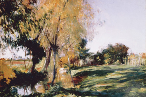 At Broadway, Sargent, 1885 Poster Canvas Print Art Painting Decor Reprint wall A At Broadway, Sargent, 1885 Poster Canvas Print Art Painting Decor Reprint wall A