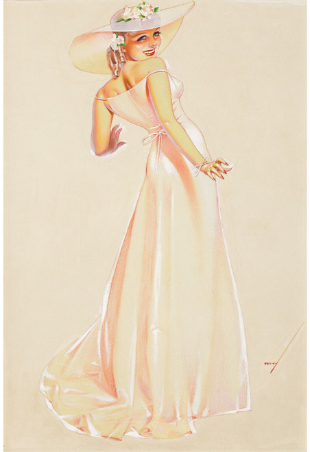 PinUp Girl Bridesmaid Poster Canvas Picture Art Movie Car Game Film Print