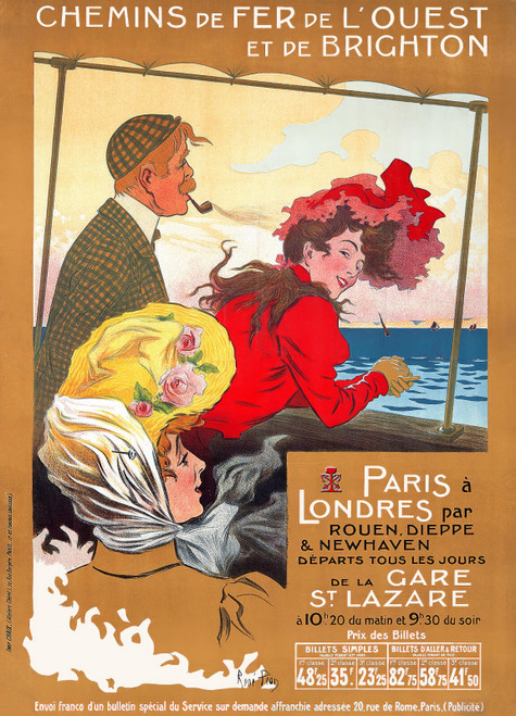 52049814689_PÉAN, René. Chemins de Fer de l'Ouest et de Brighton, Paris à Londre 52049814689_PÉAN, René. Chemins de Fer de l'Ouest et de Brighton, Paris à Londre