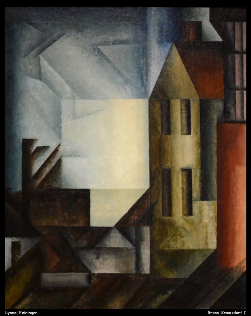 lyonel-feininger---gross-kromsdorf-i--jpb_15994563037_o(1) Poster Canvas Print A