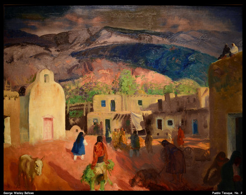 george-wesley-bellows--pueblo-tesuque-no-2--jpb_15575850180_o(1) Poster Canvas M