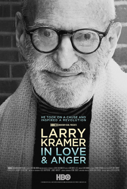 Larry Kramer in Love and Anger (2014)_0 Poster Canvas Movie Film Print A0 A1 A2