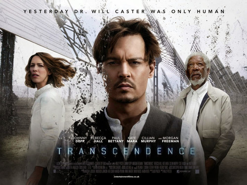Transcendence (2014)_4 Poster Canvas Movie Film Print A0 A1 A2 A3 A4 A5 A6 Art W