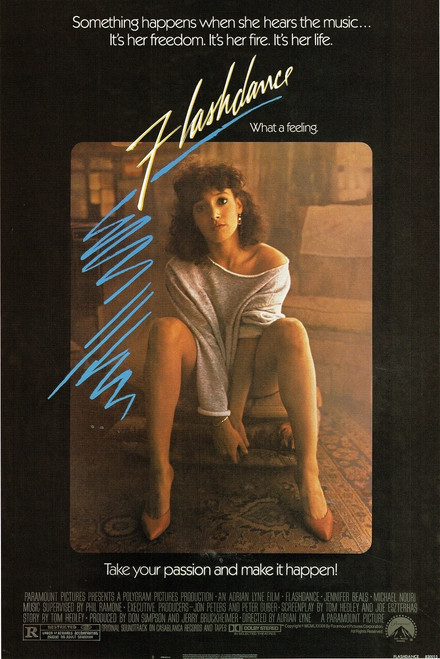 Flashdance- US 1983 small Poster Canvas Movie Film Print A0 A1 A2 A3 A4 A5 A6 Ar