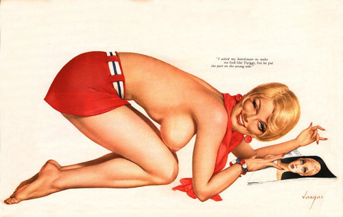 Alberto_Vargas_Pin-Up_Art_114 Art Gallery Poster Canvas Print Wall Decoration A0