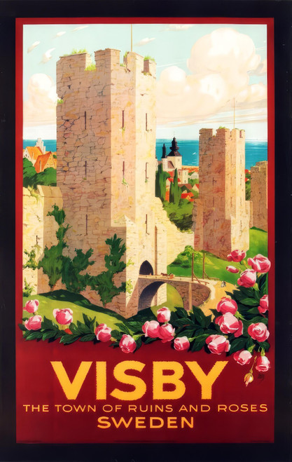 50045745857_GULL, Ivar. Visby, The Town of Ruins and Roses, Sweden, 1937.-artofu
