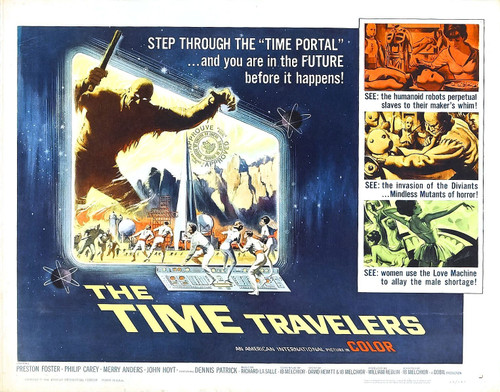 Time Travellers 02 Poster Canvas Movie Film Print A0 A1 A2 A3 A4 A5 A6 Art Wall