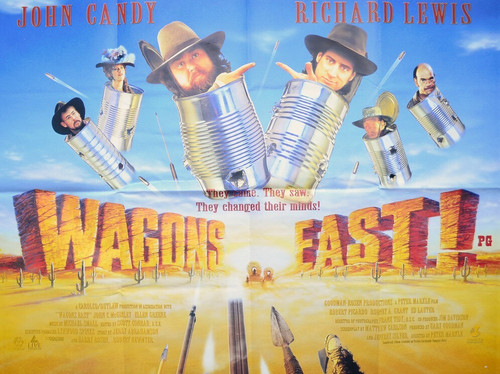 Wagons East (1994)_2 Poster Canvas Movie Film Print A0 A1 A2 A3 A4 A5 A6 Art Wal