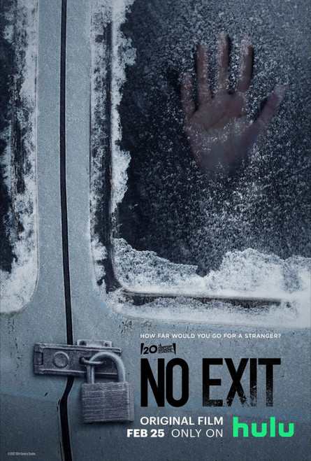 No Exit (2022)_1 Poster Canvas Movie Film Print A0 A1 A2 A3 A4 A5 A6 Art Wall De