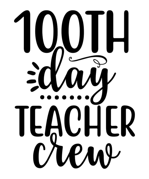 100th Day Teacher Crew-01 Poster Canvas Movie Film Print A0 A1 A2 A3 A4 A5 A6 Ar