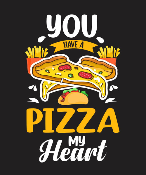 you have a pizza my heart Poster Canvas Movie Film Print A0 A1 A2 A3 A4 A5 A6 Ar
