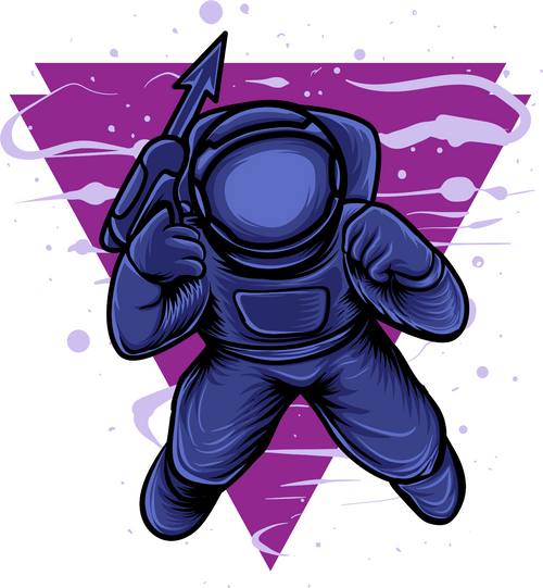 168. Astronaut War in Space Fun Gift Poster Canvas Print A0 A1 A2 A3 A4 A5 A6 Ar