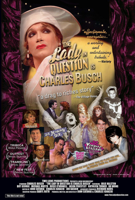 The Lady in Question Is Charles Busch (2006)_0 Poster Canvas Movie Film Print A0