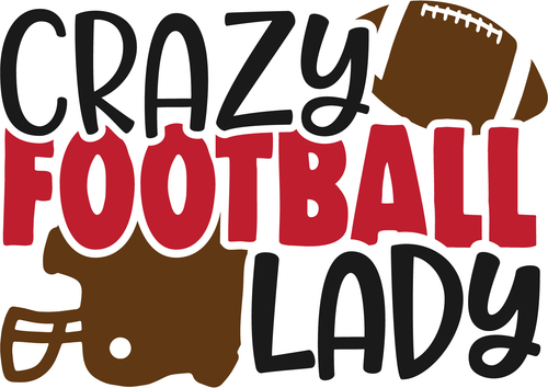 Crazy football lady Custom Made Poster Canvas Print A0 A1 A2 A3 A4 A5 A6 Art Wal