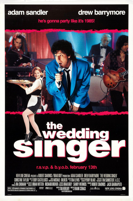 The Wedding Singer (1998)_1 Poster Canvas Movie Film Print A0 A1 A2 A3 A4 A5 A6