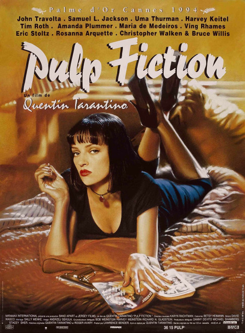 Pulp Fiction 27 - Poster (A0-A4) Film Movie Picture Art Wall Decor Actor