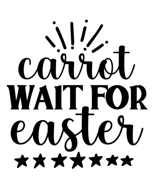 carrot wait for easter-01 Poster Canvas Movie Film Print A0 A1 A2 A3 A4 A5 A6 Ar