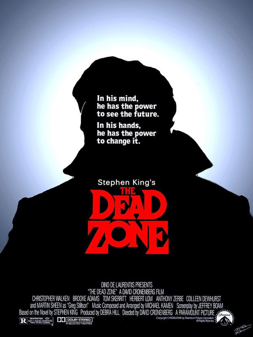 THE DEAD ZONE (1983) 2 Poster Canvas Movie Film Print A0 A1 A2 A3 A4 A5 A6 Art W