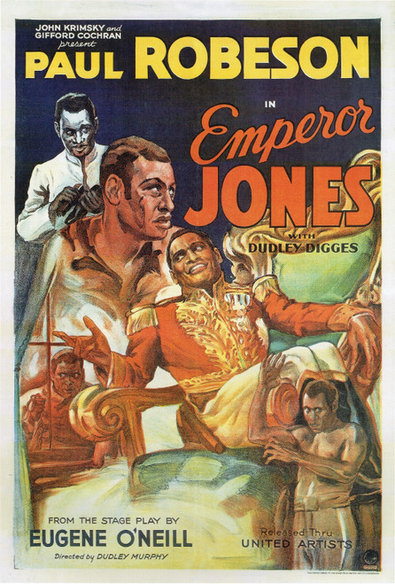 emperor Jones-1933 Poster Canvas Movie Film Print A0 A1 A2 A3 A4 A5 A6 Art Wall