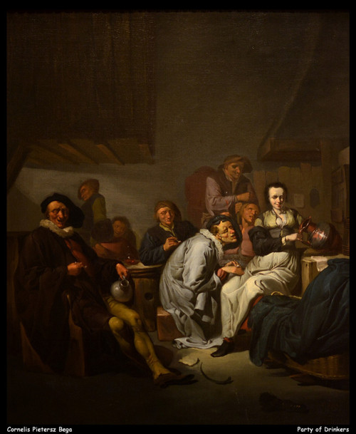 cornelis-pietersz-bega---party-of-drinkers--jpb_15948877232_o(1) Poster Canvas P