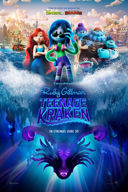 Ruby Gillman, Teenage Kraken (2023)_2 Poster Canvas Movie Film Print A0 A1 A2 A3 Ruby Gillman, Teenage Kraken (2023)_2 Poster Canvas Movie Film Print A0 A1 A2 A3