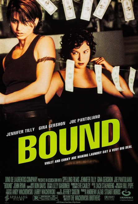 Bound (1996)_2 Movie Film Poster Canvas iconic design