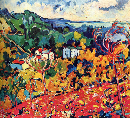 Maurice de Vlaminck - Painting nr 115 Poster Canvas Movie Film Print A0 A1 A2 A3