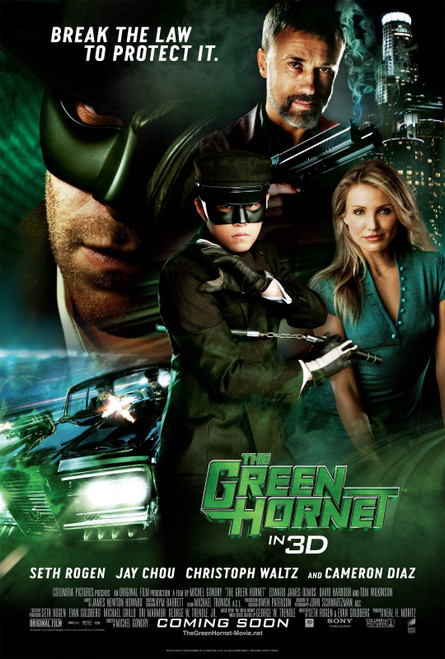 The Green Hornet (2011)_3 Poster Canvas Movie Film Print A0 A1 A2 A3 A4 A5 A6 Ar