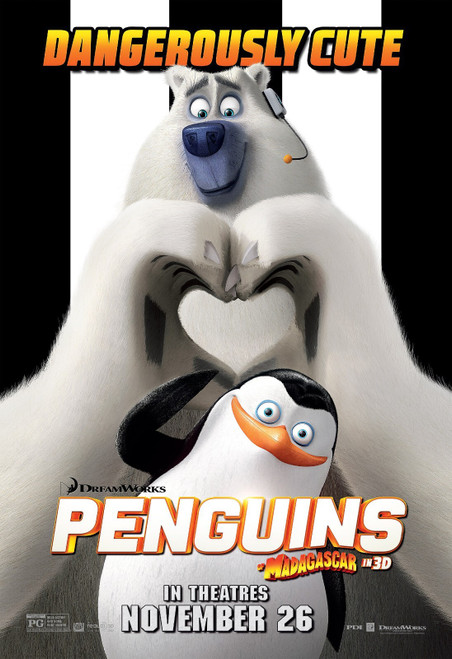 Penguins of Madagascar (2014)_6 Poster Canvas Movie Film Print A0 A1 A2 A3 A4 A5