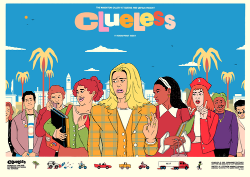 clueless 5 Poster Canvas Movie Film Print A0 A1 A2 A3 A4 A5 A6 Art Wall Decorati