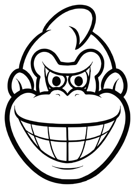 donkey-kong-81 Poster Canvas Movie Film Print A0 A1 A2 A3 A4 A5 A6 Art Wall Deco