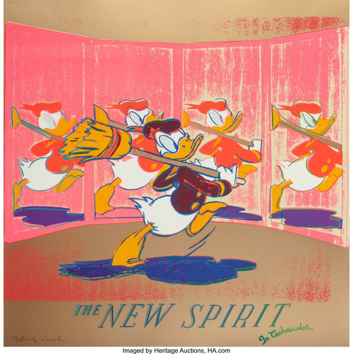 Andy Warhol (1928-1987). The New Spirit (Donald Duck), from the Ads portfolio, 1