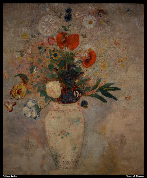odilon-redon---vase-of-flowers--jpb_23060334194_o(1) Poster Canvas Movie Film Pr
