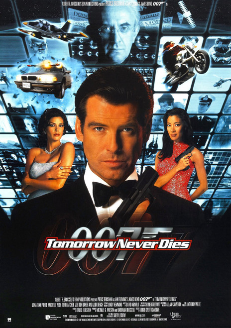 Tomorrow Never Dies 2 Poster Canvas Movie Film Print A0 A1 A2 A3 A4 A5 A6 Art Wa