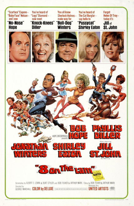 8 on the Lam (1967)_0 Movie Film Poster Canvas iconic design