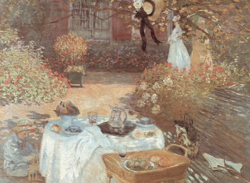 Claude Monet - The Luncheon Version 2 1873 Poster Canvas Movie Film Print A0 A1