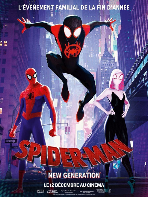 Spider-Man_ Into the Spider-Verse (2018)_3 Poster Canvas Movie Film Print A0 A1