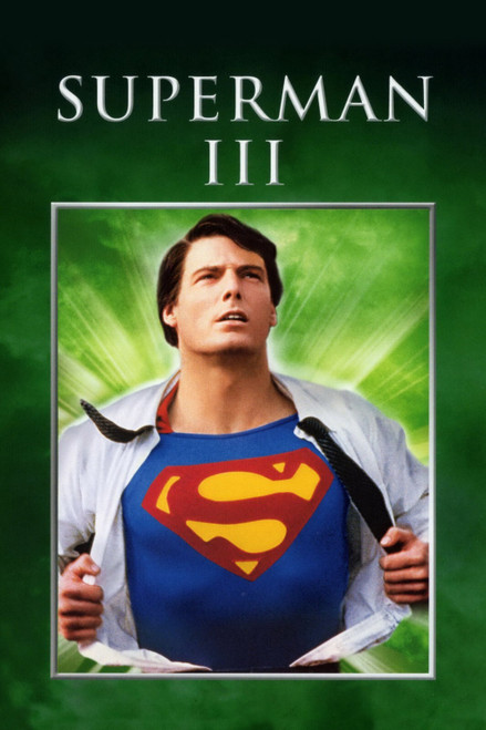 Superman III ver 1 Poster Canvas Movie Film Print A0 A1 A2 A3 A4 A5 A6 Art Wall