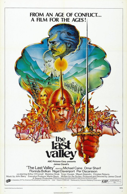 The Last Valley (1971)_1 Poster Canvas Movie Film Print A0 A1 A2 A3 A4 A5 A6 Art