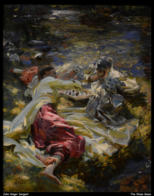 john-singer-sargent---the-chess-game--jpb_29406157761_o(1) Poster Canvas Movie F