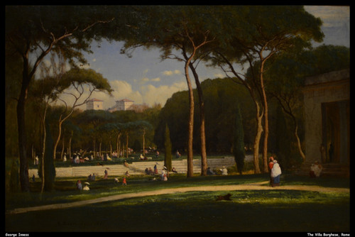 george-inness---the-villa-borghese-rome--jpb_15877246663_o(1) Poster Canvas Movi