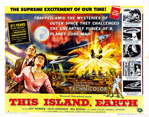 This Island Earth 05 Poster Canvas Movie Film Print A0 A1 A2 A3 A4 A5 A6 Art Wal