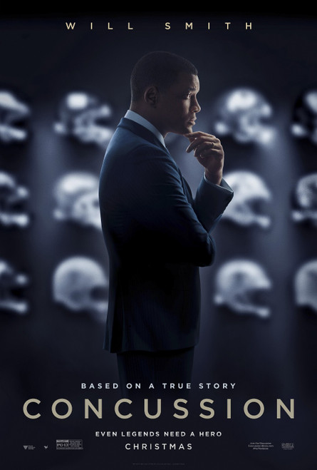 Concussion (2015)_1 Movie Film Poster Canvas iconic design