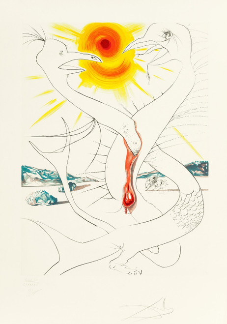 Salvador Dalí Conquest of Cosmos II 1977 Picture 2 Poster Canvas Movie Film Prin